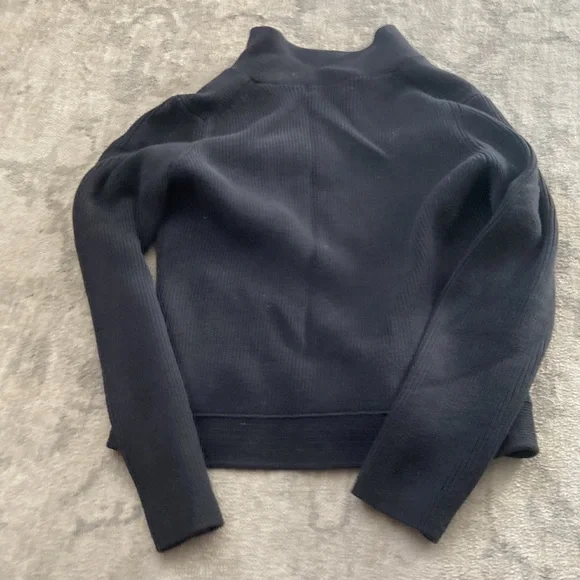 Eddie Bauer black sweater jacket - Picture 2 of 3